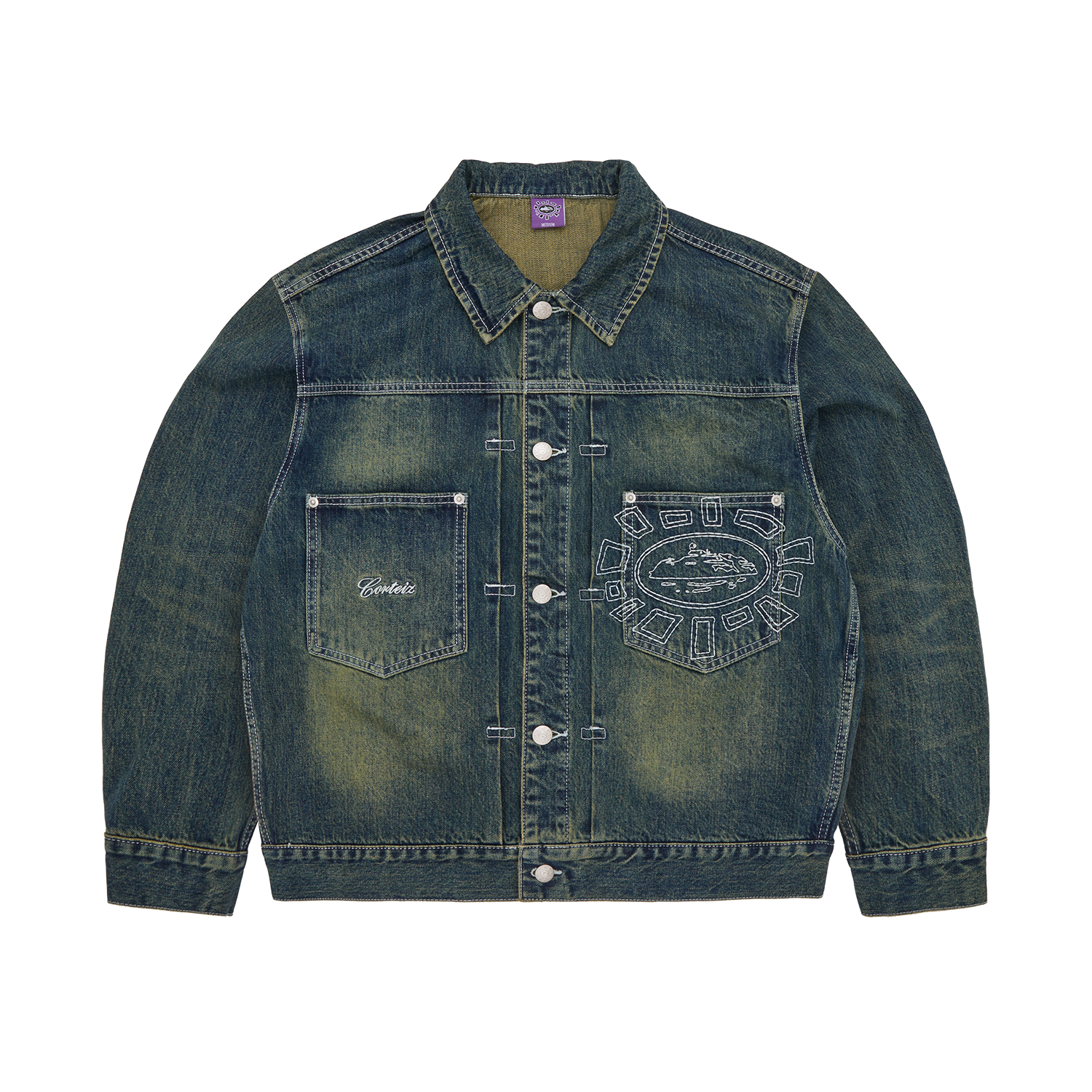 ALWEIZ DENIM JACKET [VINTAGE INDIGO]