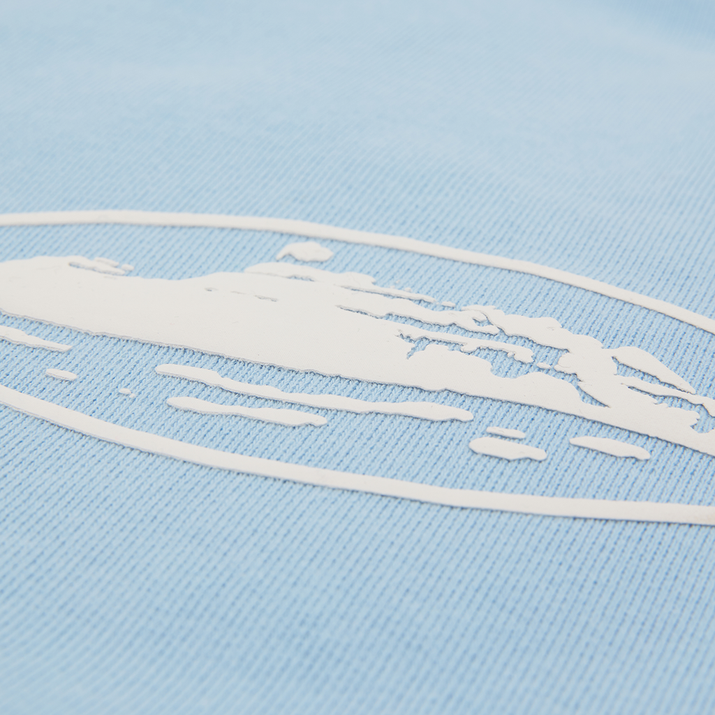 ISLAND PUFF PRINT SWEATSHORT [BABY BLUE]