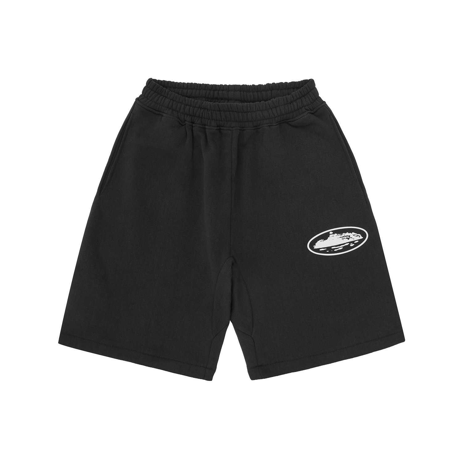 ISLAND PUFF PRINT SWEATSHORT [BLACK]