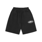 ISLAND PUFF PRINT SWEATSHORT [BLACK]