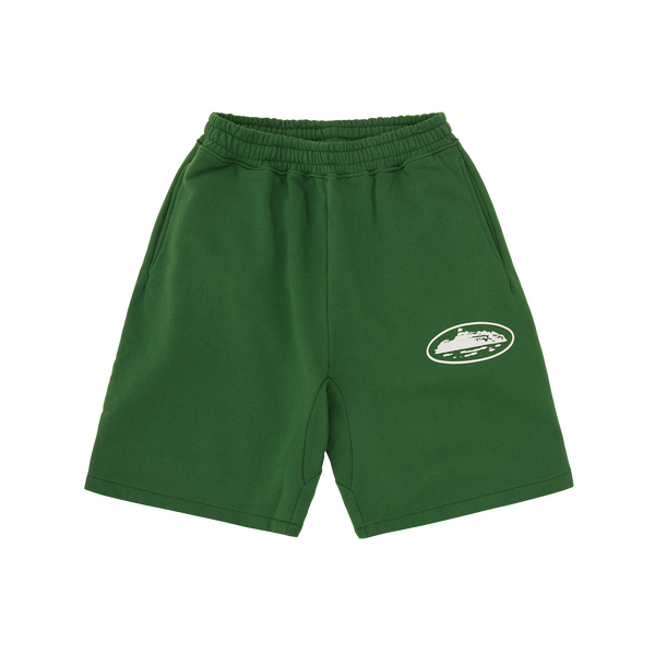 ISLAND PUFF PRINT SWEATSHORT [GREEN]