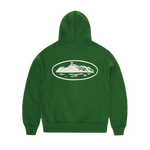 ISLAND PUFF PRINT ZIP HOODIE [GREEN]