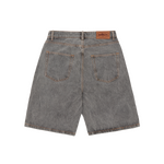 ISLAND BAGGY DENIM SHORT [LIGHT GREY]