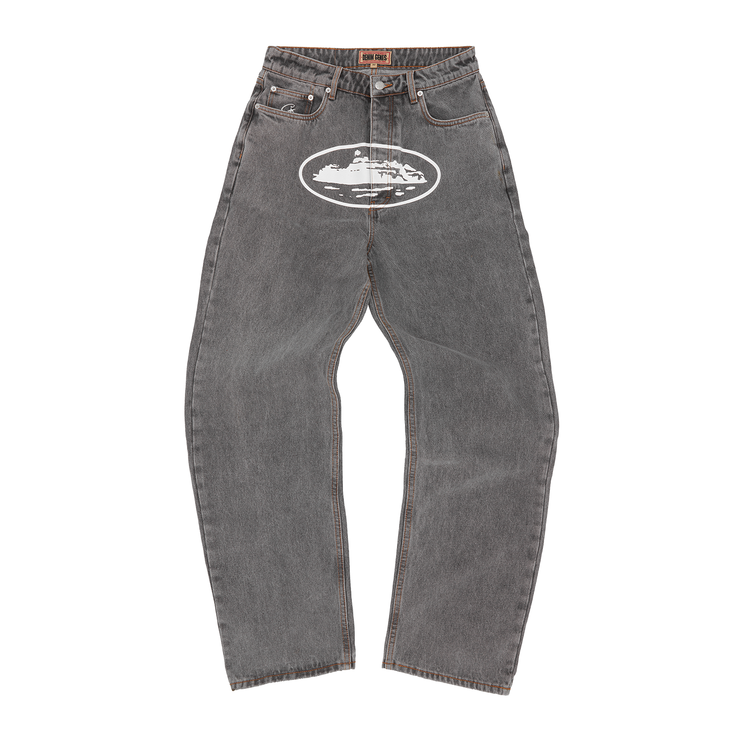 ISLAND BAGGY JEANS [LIGHT GREY]