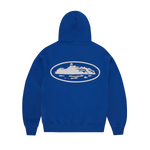 ISLAND PUFF PRINT ZIP HOODIE [WASHED ROYAL]