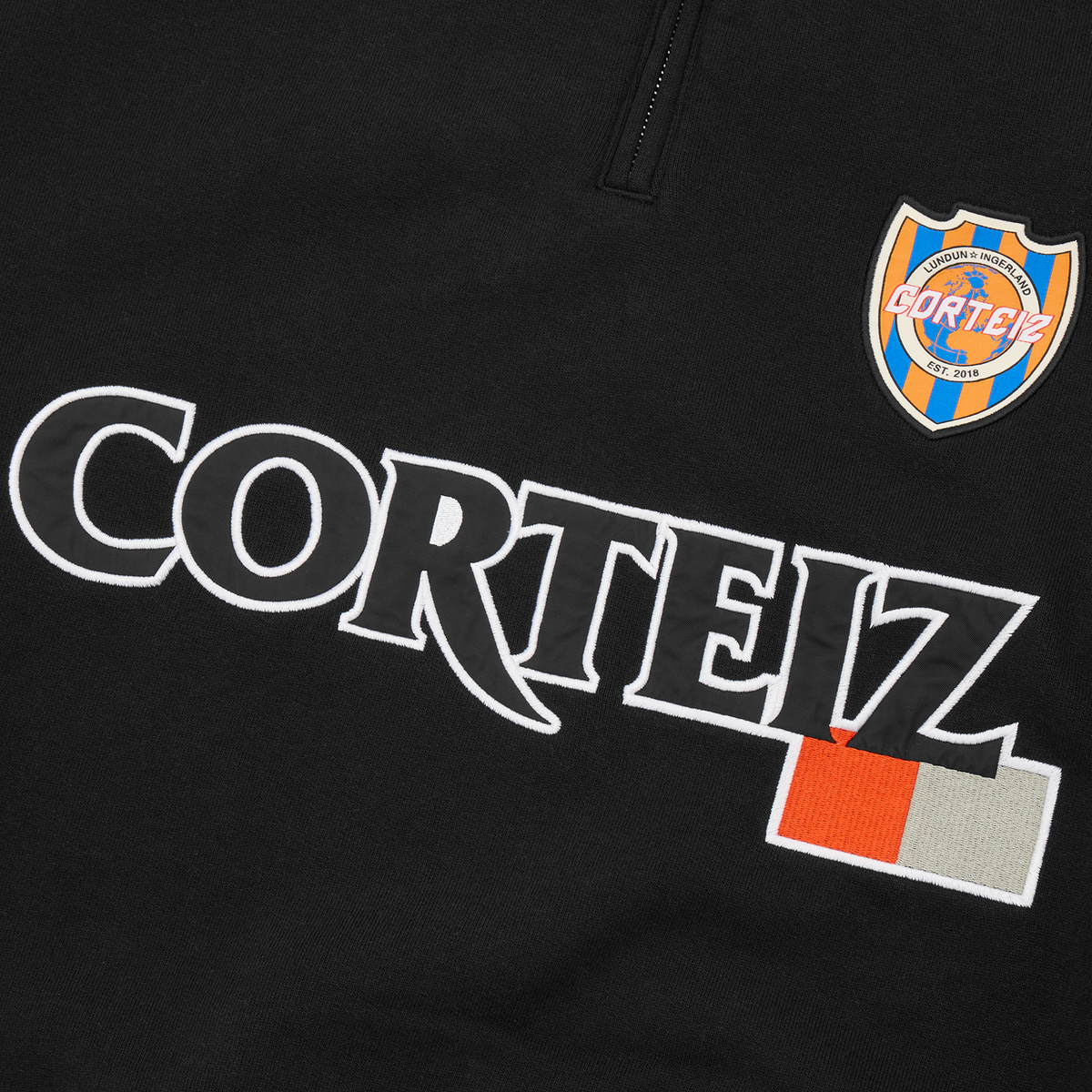 GIAPPONESE QUARTER ZIP [BLACK]