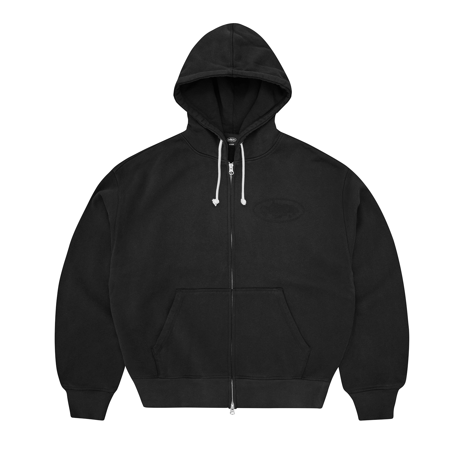 ISLAND KNOCKOUT ZIP HOODIE [BLACK]