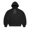 ISLAND KNOCKOUT ZIP HOODIE [BLACK]