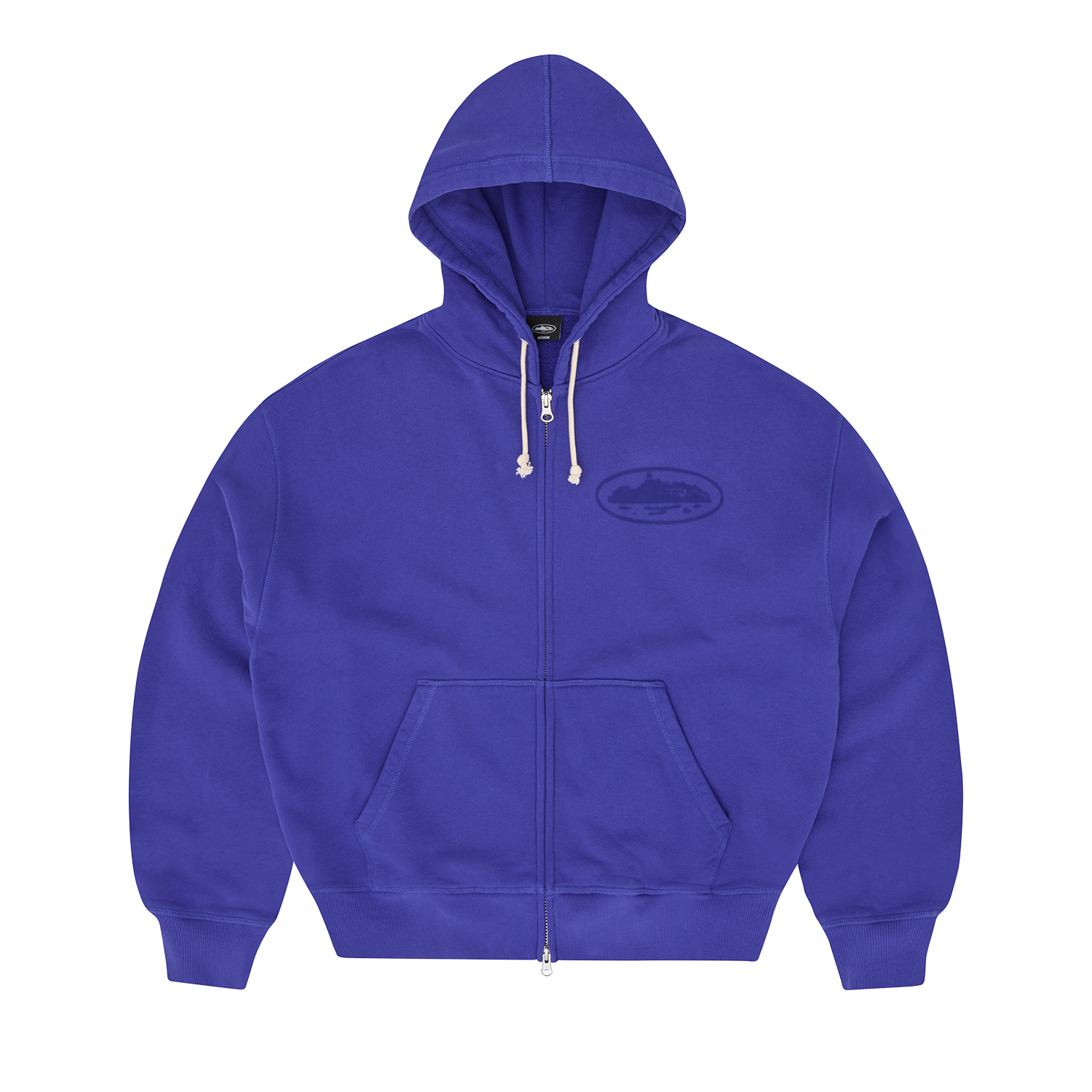 ISLAND KNOCKOUT ZIP HOODIE [INDIGO BLUE]