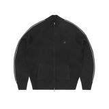 VVS KNIT ZIP UP [BLACK/GREY]