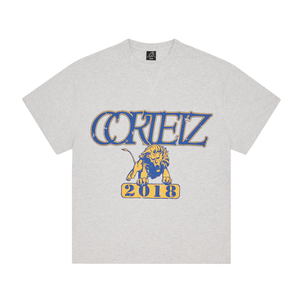 LION BOXY HEAVYWEIGHT TEE [LIGHT HEATHER]
