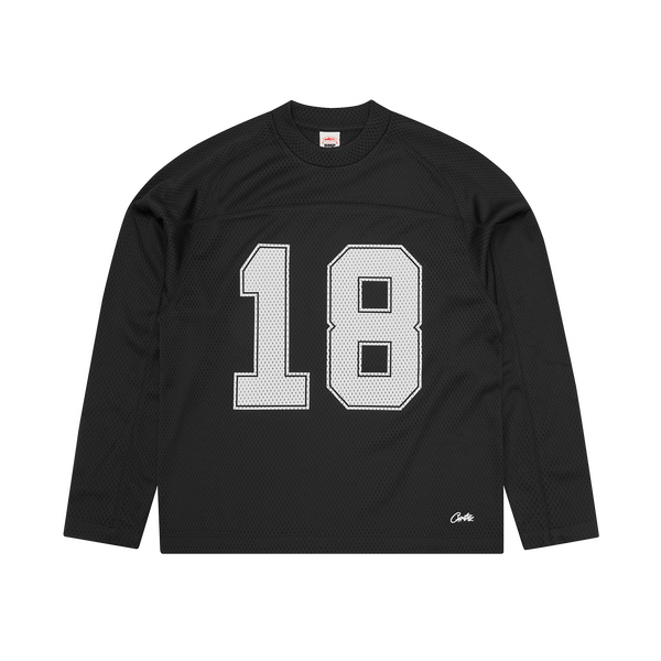 L/S HMP MESH PANEL JERSEY [BLACK]