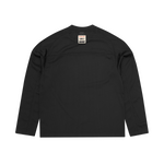 L/S HMP MESH PANEL JERSEY [BLACK]