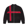 LUX KNIT ZIP UP [BLACK]