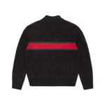 LUX KNIT ZIP UP [BLACK]