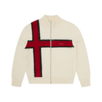 LUX KNIT ZIP UP [CREAM]