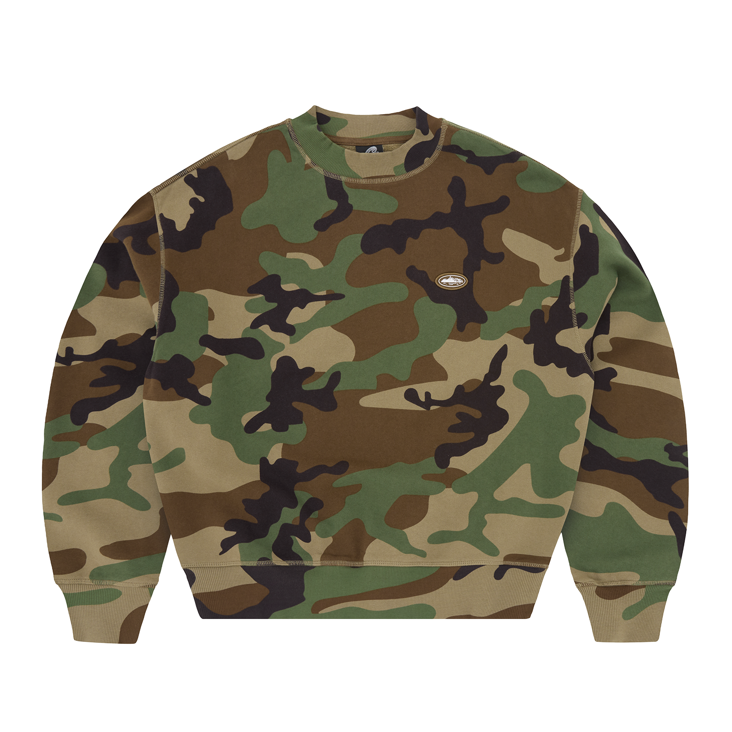 MINI ISLAND CREWNECK [WOODLAND CAMO]