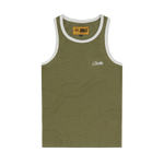 MENS CONTRAST ALLSTARZ TANK TOP [KHAKI]