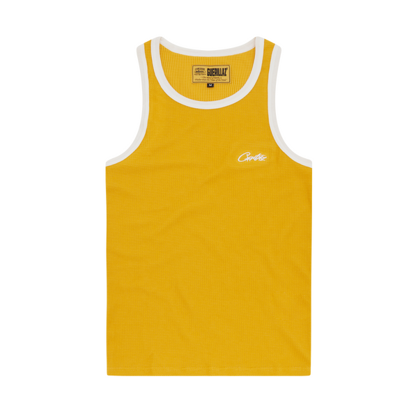 MENS CONTRAST ALLSTARZ TANK TOP [YELLOW]