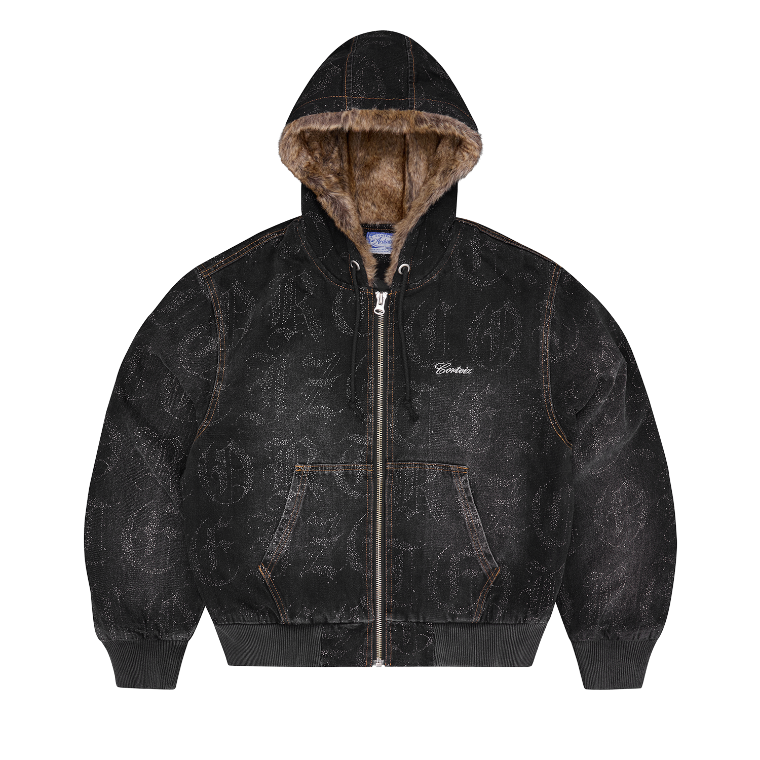 OLD ENGLISH DENIM WORK JACKET [BLACK WASH]