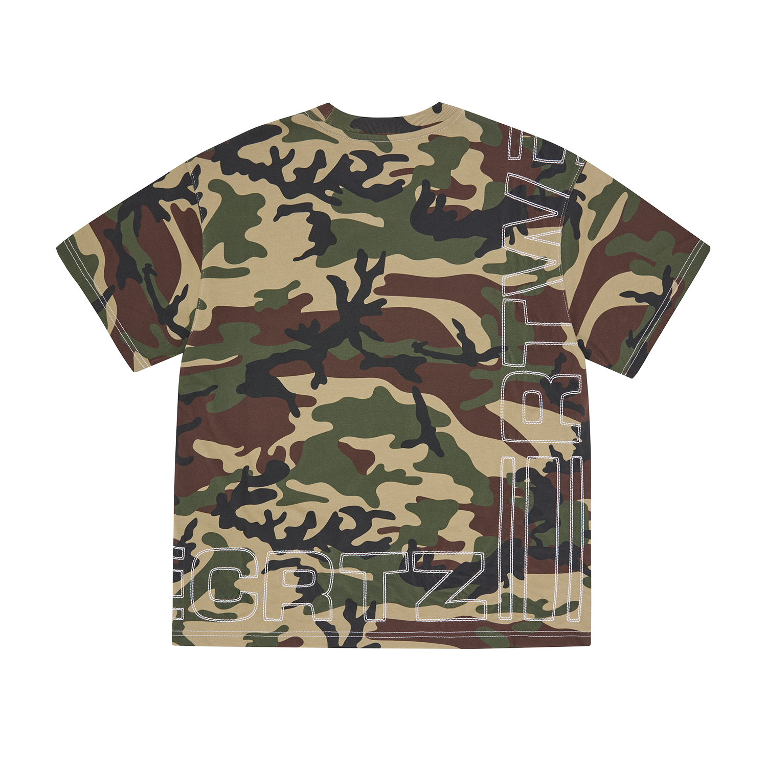 OUTLINE HEAVYWEIGHT TEE [WOODLAND CAMO]