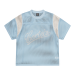 OPEN MESH PANEL JERSEY [BABY BLUE/WHITE]