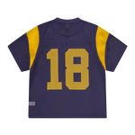 OPEN MESH PANEL JERSEY [NAVY/YELLOW]