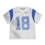 OPEN MESH PANEL JERSEY [WHITE/BLUE]