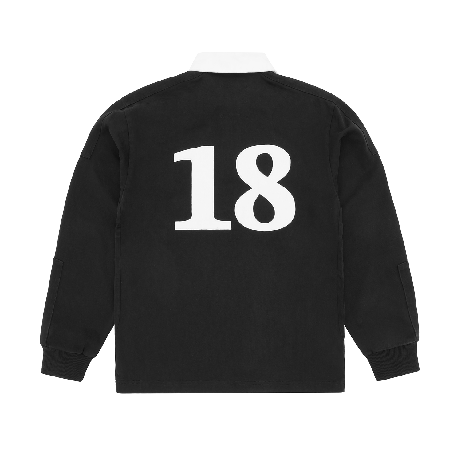 PANELLED RUGBY [BLACK]