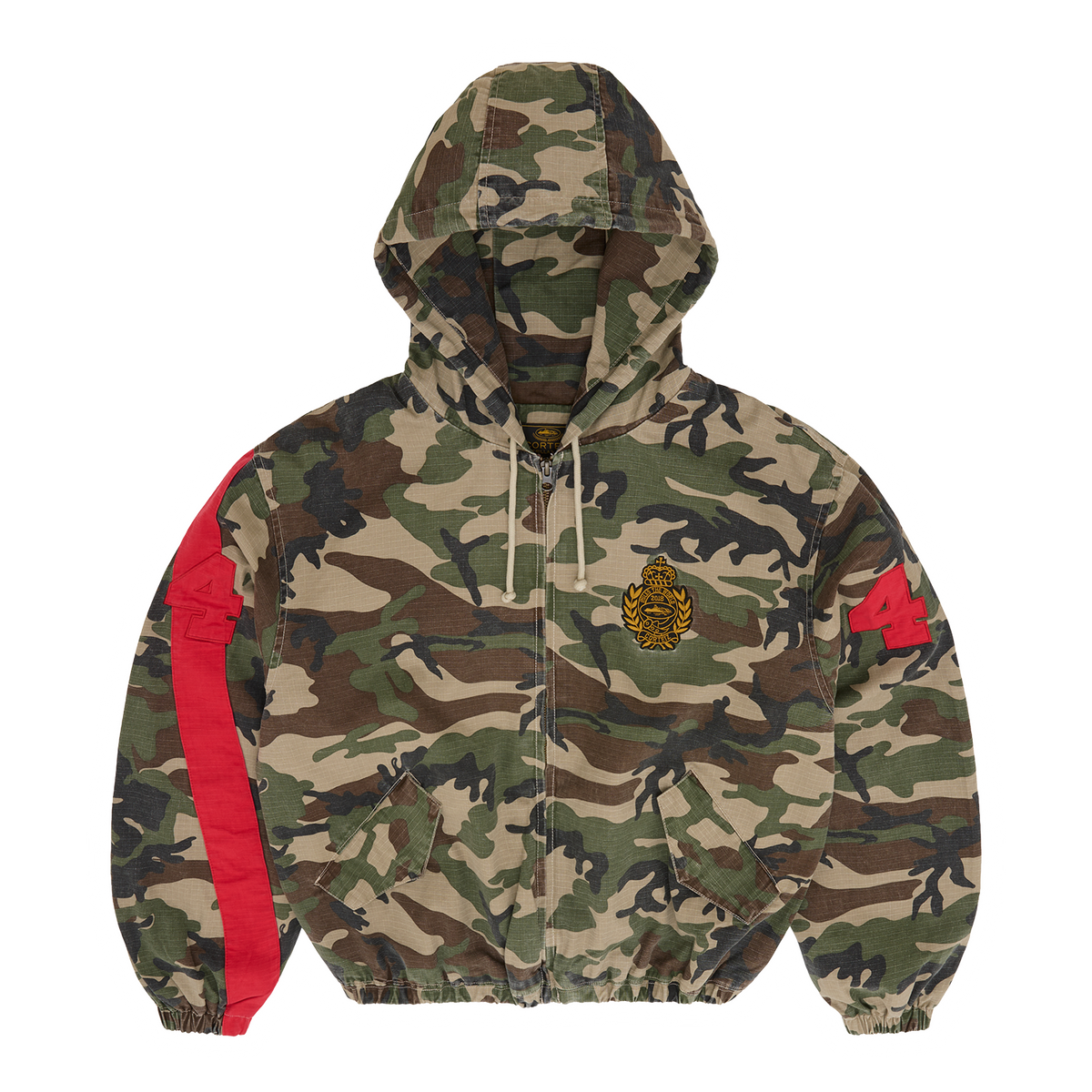 EMBLEM RIPSTOP JACKET [WOODLAND CAMO]
