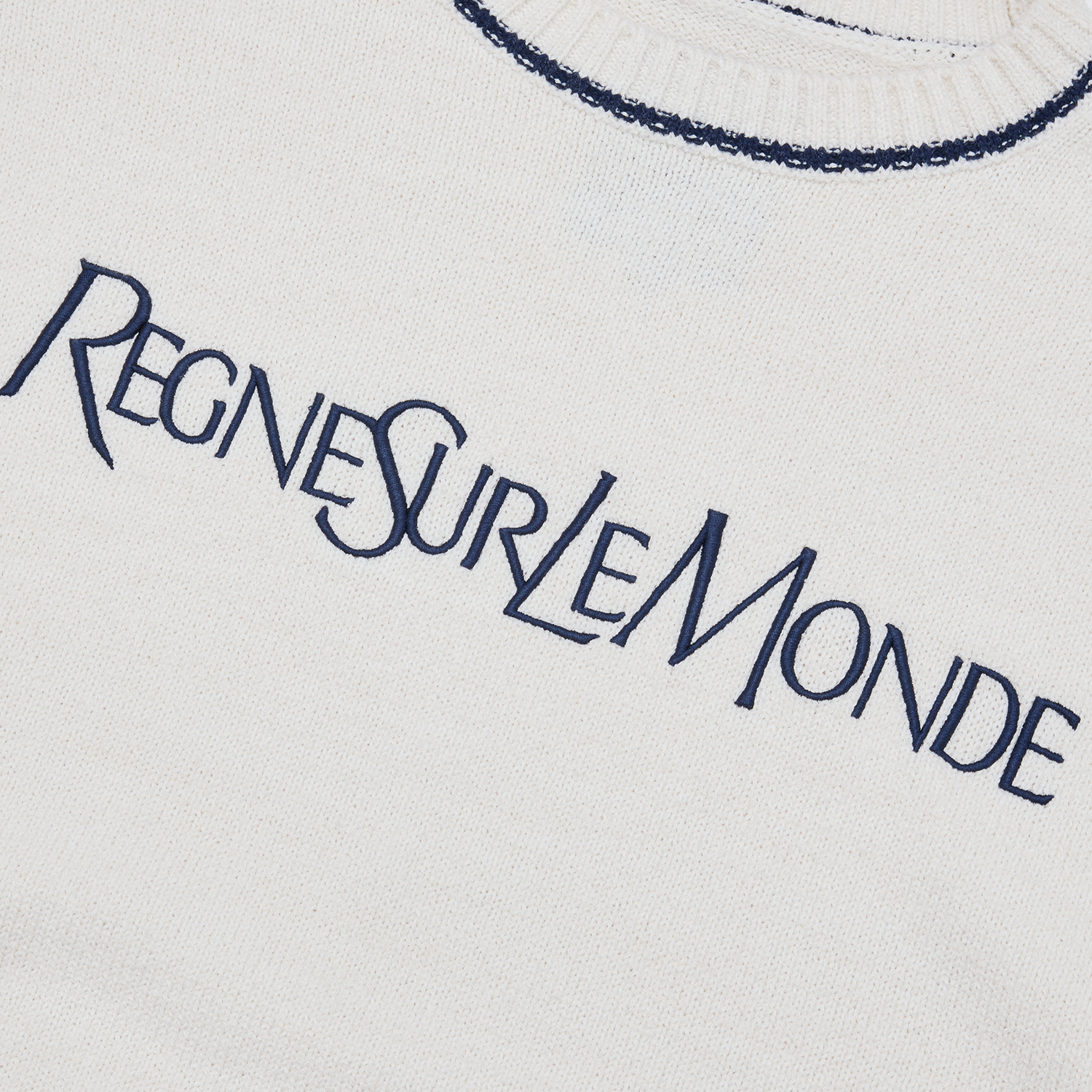 RSLM KNIT CREWNECK [CREAM]