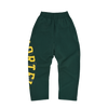LUNDUN STITCH OPEN HEM SWEATPANT [FOREST / YELLOW]