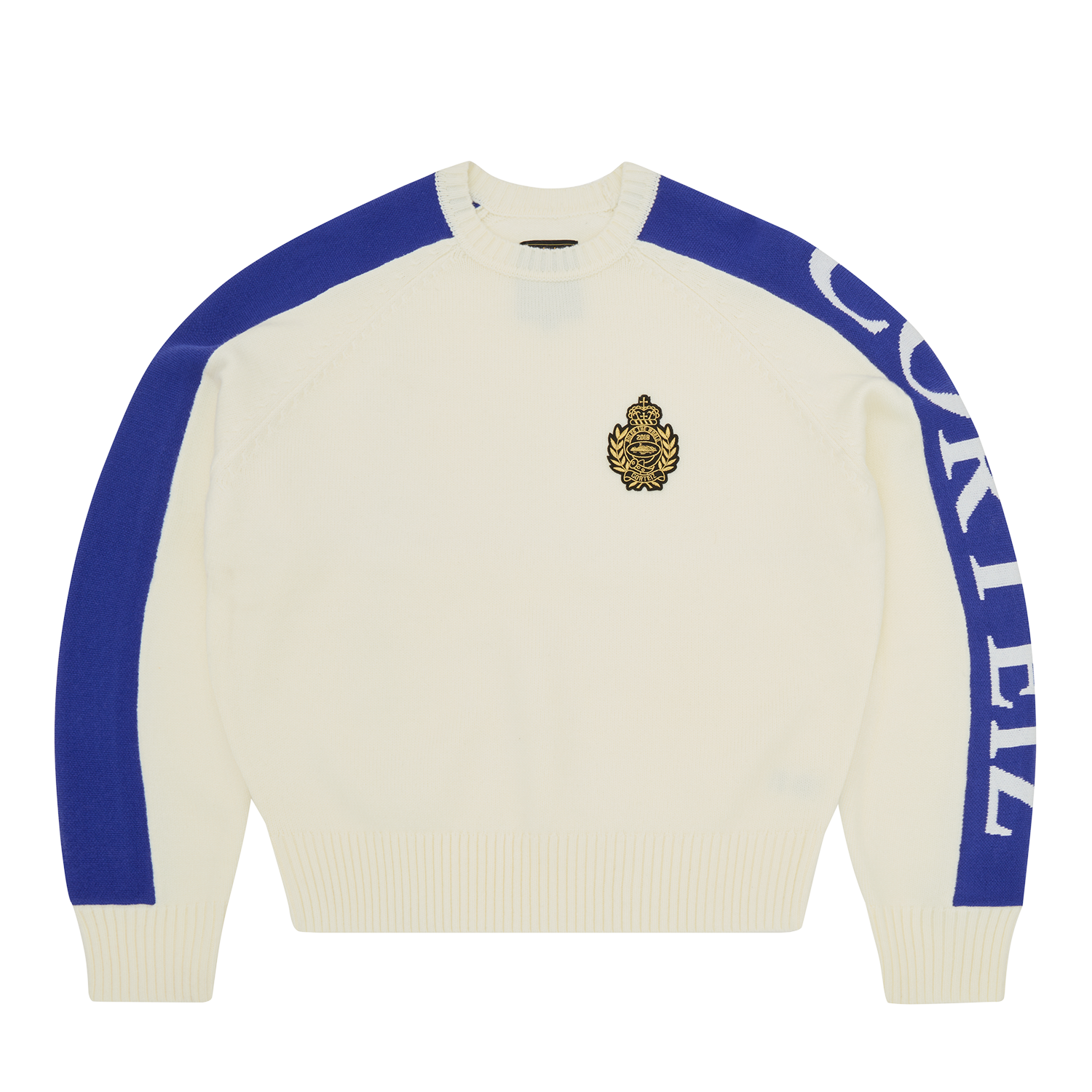 VVS PANEL KNIT SWEATER [CREAM]