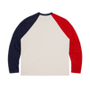 RTW STAR RAGLAN LS [NAVY/RED]