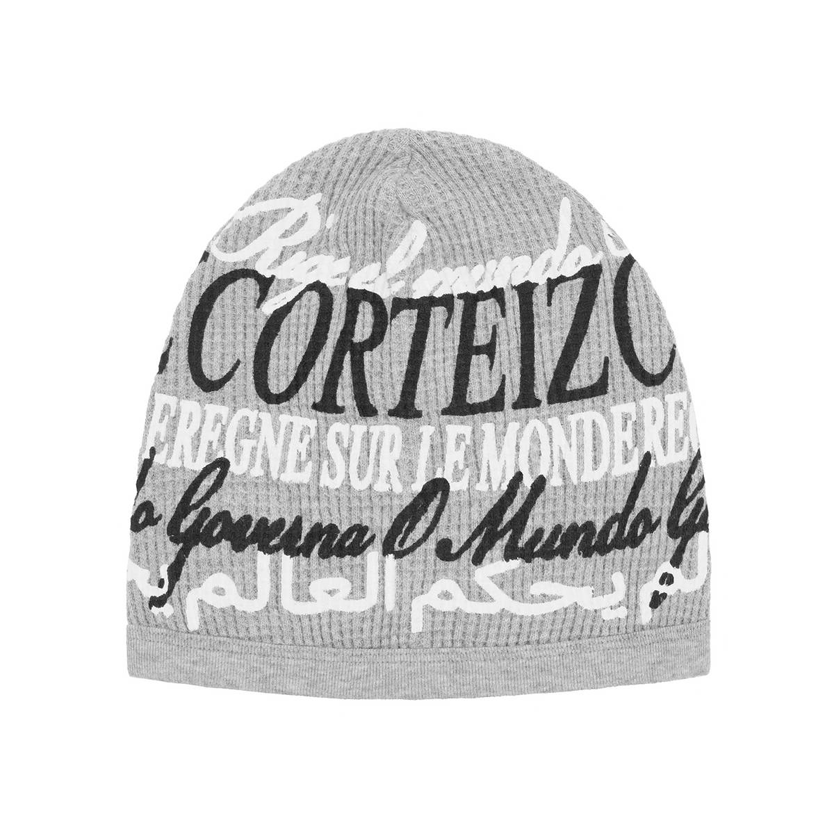 WORLDWIDE WAFFLE BEANIE [HEATHER GREY]