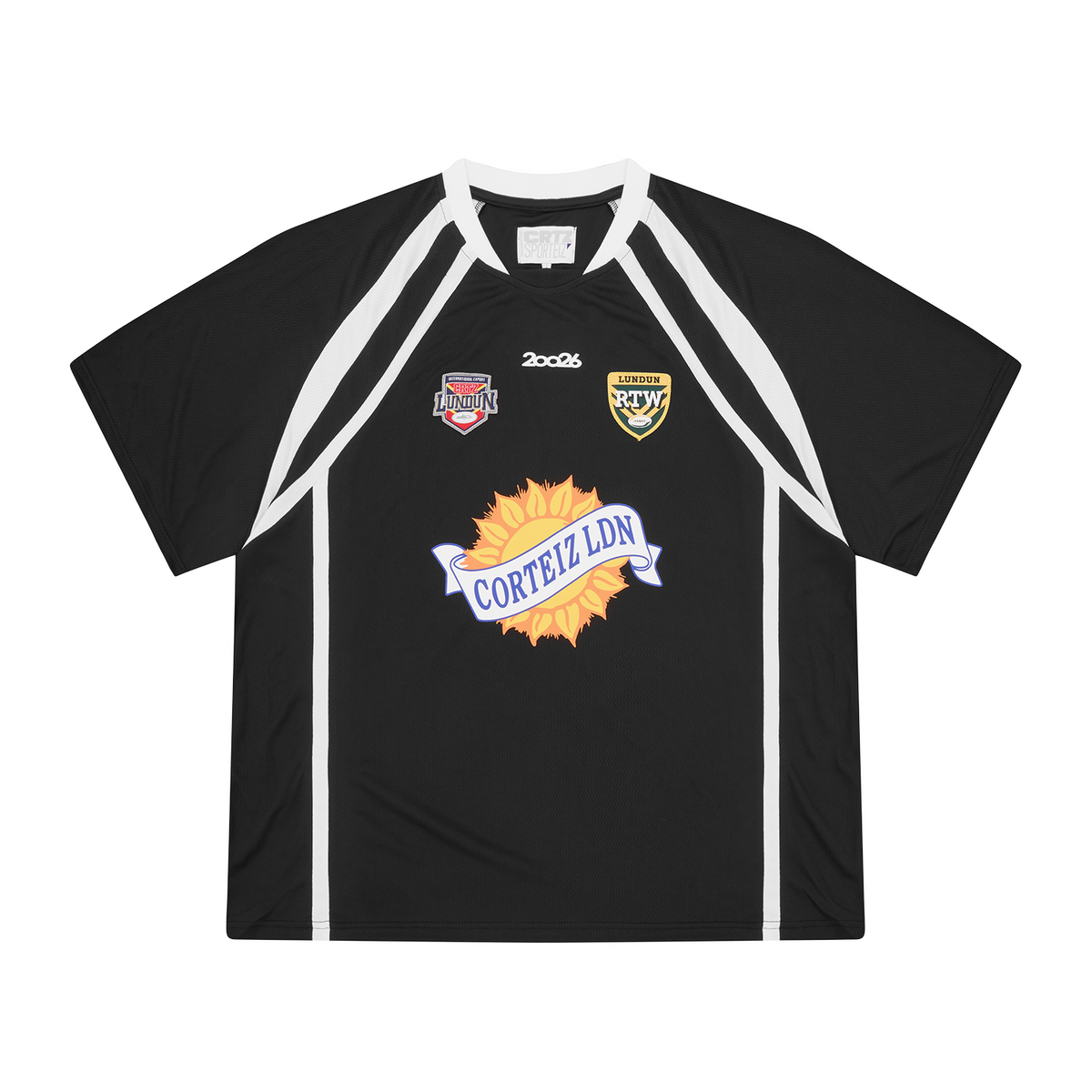RUGBY LEAGUE JERSEY [BLACK]