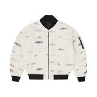 REVERSIBLE BOMBER JACKET [OFFWHITE & BLACK]