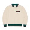 GIANNI KNIT POLO SWEATER [CREAM]