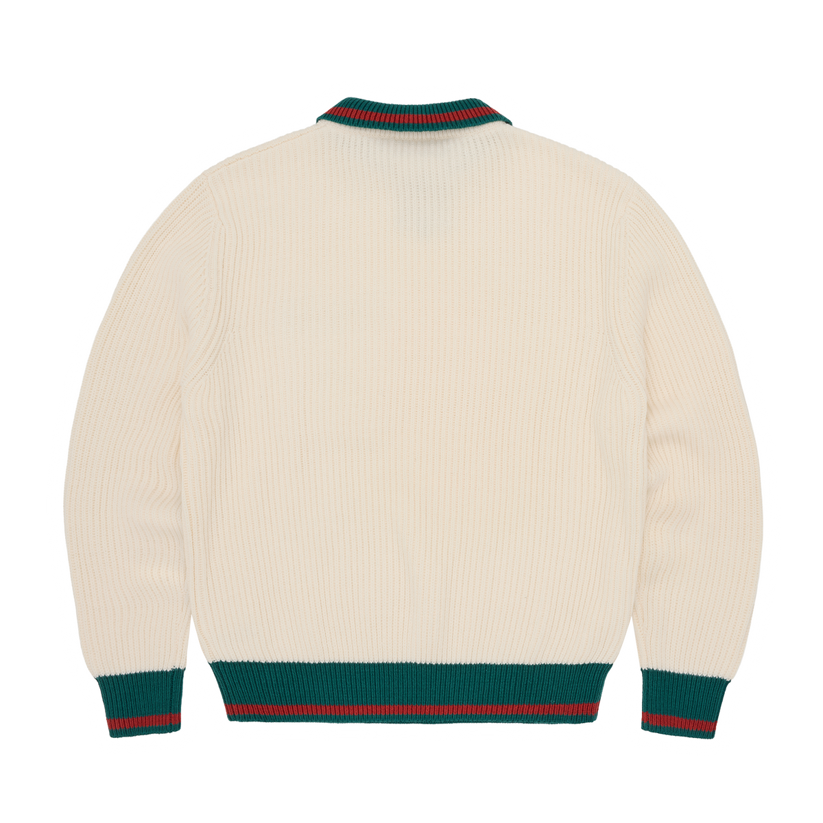 GIANNI KNIT POLO SWEATER [CREAM]