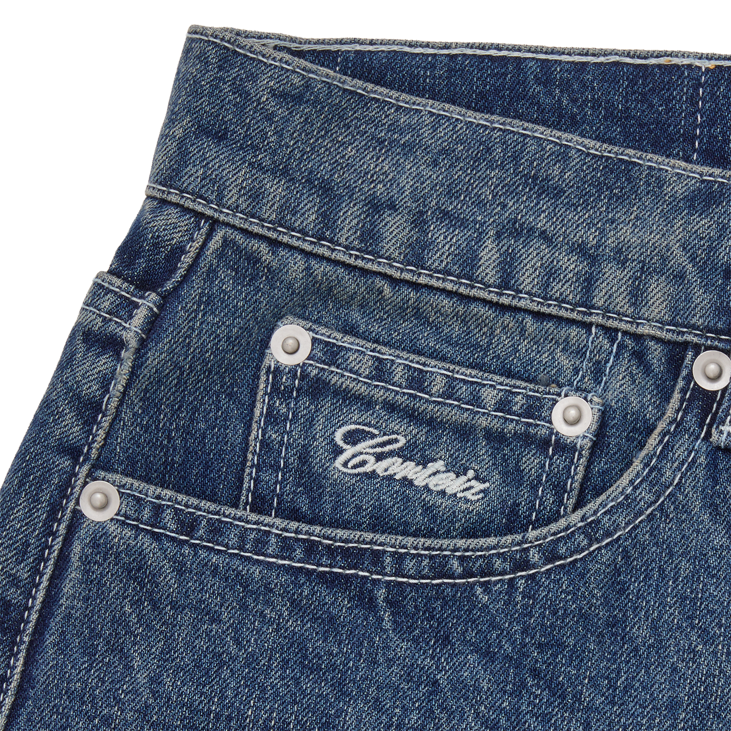 SAVOY DENIM SHORT [CHALK WASH]