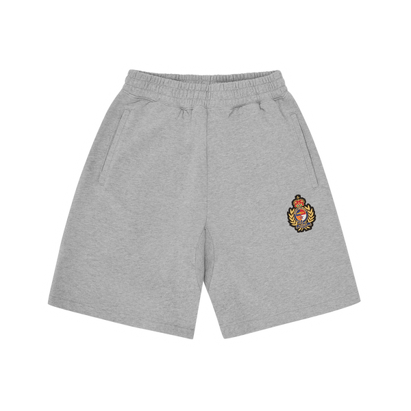 ROYALE CREST SWEATSHORT [HEATHER GREY]