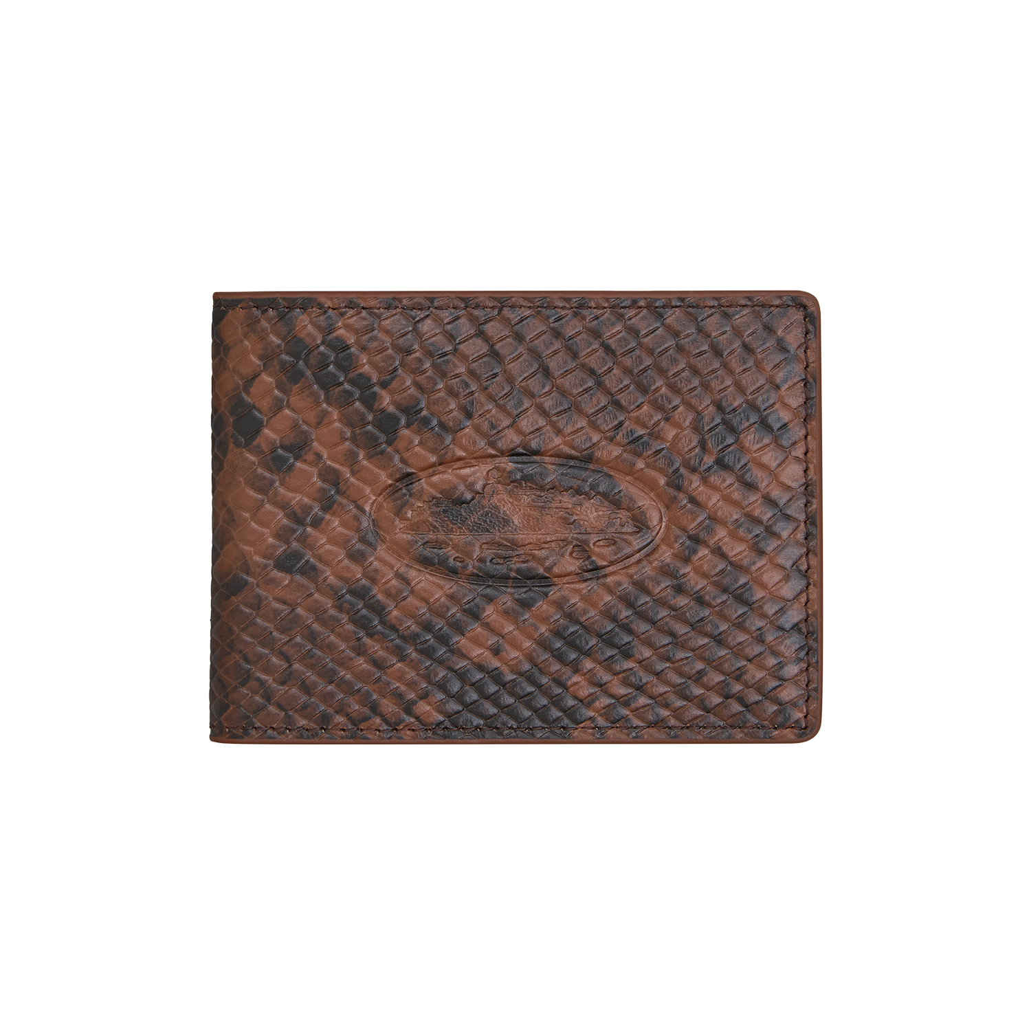 ISLAND LEATHER CARD HOLDER [BROWN SNAKE]