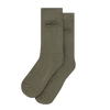 STENCIL ISLAND SOCKS [2 PACK] [KHAKI]