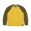 STENCIL RAGLAN LS [GOLD/OLIVE]