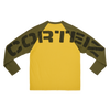 STENCIL RAGLAN LS [GOLD/OLIVE]