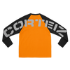 STENCIL RAGLAN LS [ORANGE/BLACK]