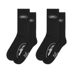 BLACK ALCATRAZ SOCKS [2 PACK]