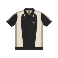 SOPRANO KNIT POLO [BLACK]