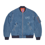 SUPERIOR ROYALE DENIM BOMBER [WASHED BLUE]