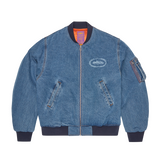 SUPERIOR ROYALE DENIM BOMBER [WASHED BLUE]